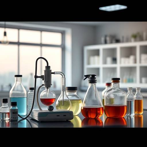 Équipement de laboratoire scientifique, symbolisant les cours de science.